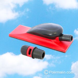 FROTTE À MAIN DE PONÇAGE 70 X 198 MM AVEC KIT D'EXTRACTION DE LA POUSSIÈRE