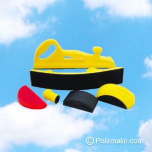 KIT DE 6 FROTTES À MAIN POUR DISQUES À PONCER - AUTO-AGRIPPANT