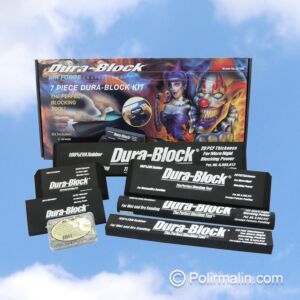 DURA-BLOCK - JEU DE 6 CALES À PONCER AVEC 1 SAVON (AF44L)