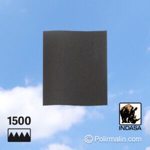 PAPIER DE VERRE À L'EAU P1500 (28 x 23 CM) - 10 FEUILLES