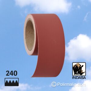 PAPIER DE VERRE AUTO-ADHÉSIF P240 - 70 MM x 5 MÈTRES