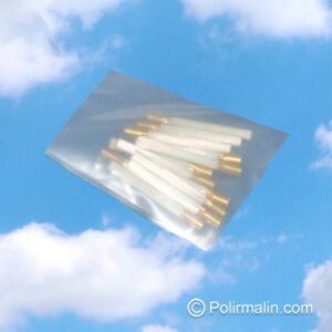 12 TOUFFES DE RECHANGE EN FIBRE DE VERRE POUR STYLO À POLIR 