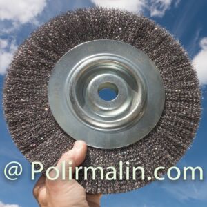 BROSSE CIRCULAIRE 300 x 30 x 32 MM AVEC FILS ACIER Ø 0,30 MM 