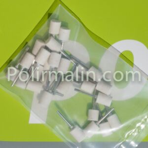 FEUTRE CYLINDRIQUE 12 X 16 MM SUR TIGE DE 3 MM 