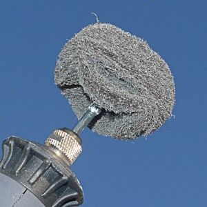BOULES EN NYLON ABRASIF 40 MM SUR TIGE 3 MM, A SUPER FIN 