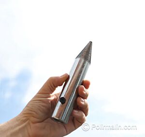 POINTE FILETÉE DROITE POUR AXE DE 20 MM