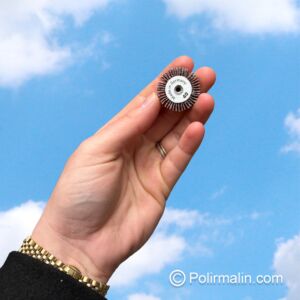 ROUE À LAMELLES 30 x 10 MM AVEC FILET M4, P40 