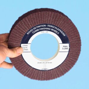 ROUE DE FINITION COMBINÉE 200 X 45 X 76 MM - FINE - P240