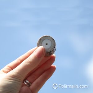 ROUE À LAMELLES ABRASIVES Ø25 x 20 MM AVEC FILETAGE M4, P400