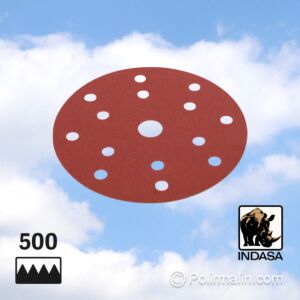DISQUE ABRASIF VELCRO - Ø 150 MM - P500 - 50 PIÈCES