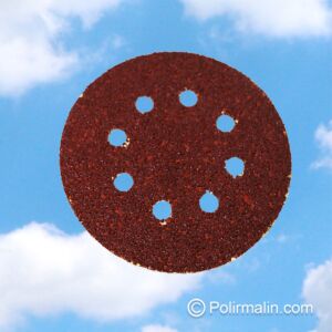 DISQUE 125MM 8 TROUS AUTO-AGRIPPANT 